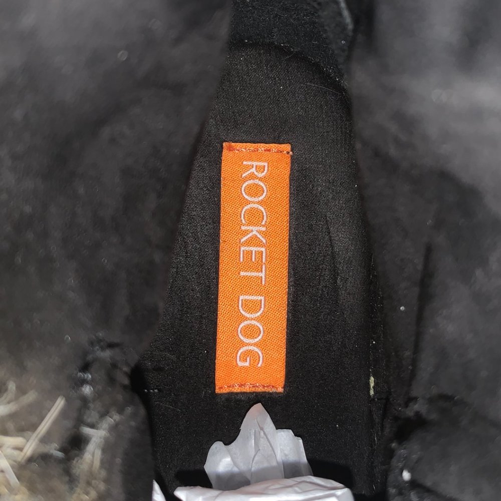 Rocket Dog Womens Black White Round Toe Ankle Top Lace Up Winter Boots Size 9 - Picture 6 of 8